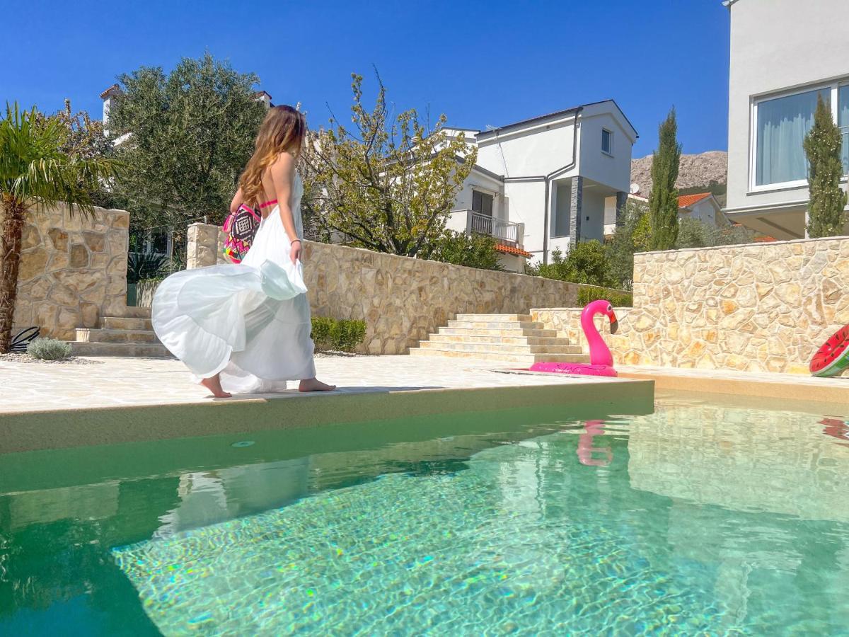 Apartment Baska Mit Poolarea - Krk, Kroatien Luaran gambar