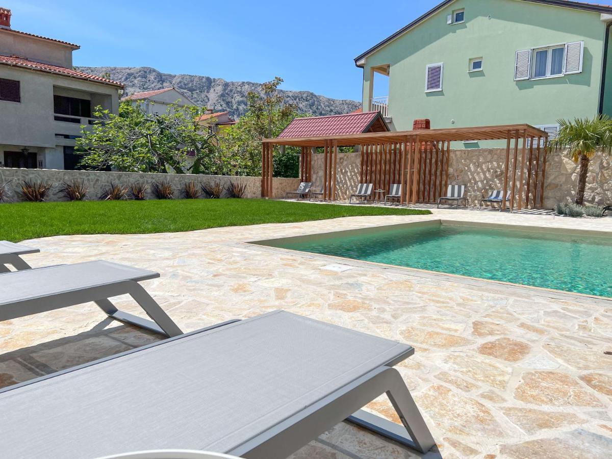 Apartment Baska Mit Poolarea - Krk, Kroatien Luaran gambar