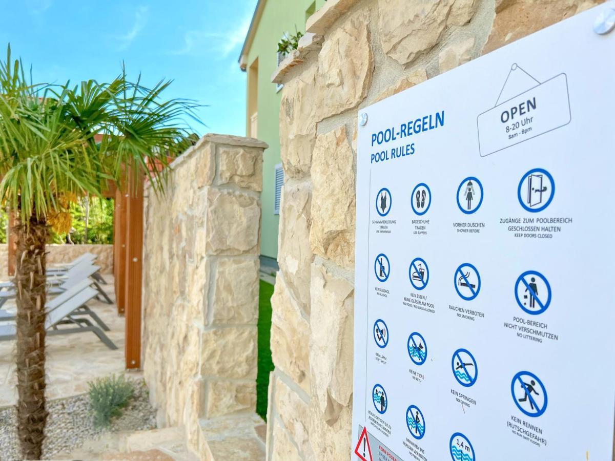 Apartment Baska Mit Poolarea - Krk, Kroatien Luaran gambar