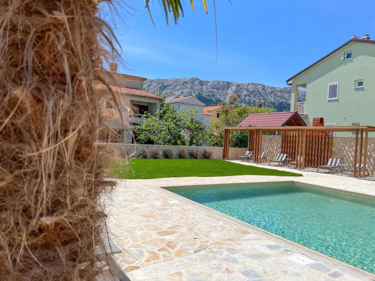 Apartment Baska Mit Poolarea - Krk, Kroatien Luaran gambar